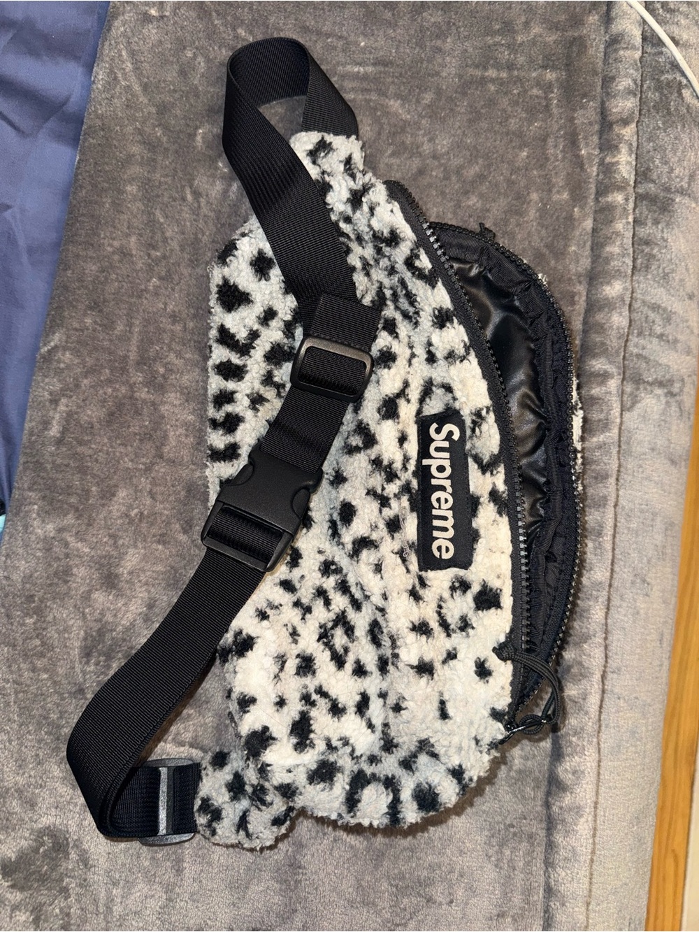 Supreme Leopard waist bag